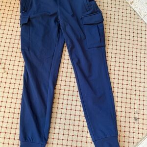 Women's Navy Cargo style joggers